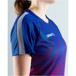 CRAFT Pro Control Stripe Trikot Damen 346430 - club cobolt/bright red L