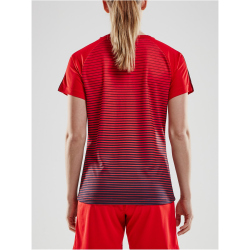 CRAFT Pro Control Stripe Trikot Damen 430390 - bright red/navy XS