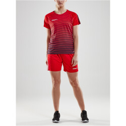 CRAFT Pro Control Stripe Trikot Damen 430390 - bright red/navy XXL