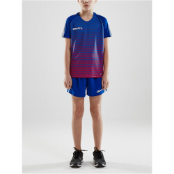 CRAFT Pro Control Stripe Trikot Kinder 346430 - club cobolt/bright red 122/128