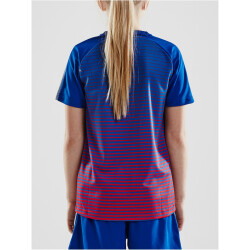 CRAFT Pro Control Stripe Trikot Kinder 346430 - club cobolt/bright red 158/164
