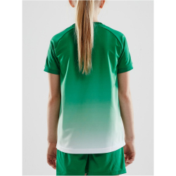 CRAFT Pro Control Fade Trikot Kinder 651900 - team green/white 122/128