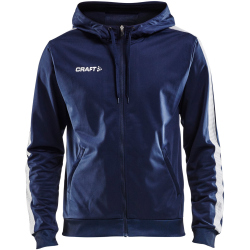 CRAFT Pro Control Kapuzen-Trainingsjacke Herren 390900 - navy/white S