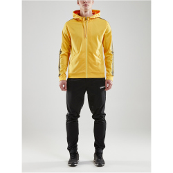 CRAFT Pro Control Kapuzen-Trainingsjacke Herren 552999 - sweden yellow/black XXL