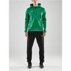 CRAFT Pro Control Kapuzen-Trainingsjacke Herren 651900 - team green/white XS
