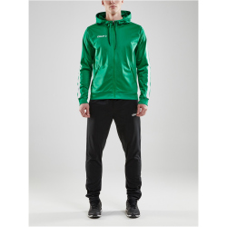 CRAFT Pro Control Kapuzen-Trainingsjacke Herren 651900 - team green/white S