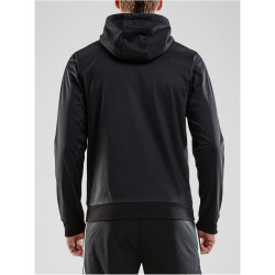 CRAFT Pro Control Kapuzen-Trainingsjacke Herren 999900 - black/white M