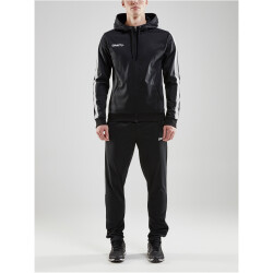 CRAFT Pro Control Kapuzen-Trainingsjacke Herren 999900 - black/white M