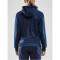 CRAFT Pro Control Kapuzen-Trainingsjacke Damen 390900 - navy/white XL