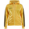CRAFT Pro Control Kapuzen-Trainingsjacke Damen 552999 - sweden yellow/black XS