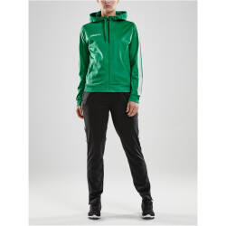 CRAFT Pro Control Kapuzen-Trainingsjacke Damen 651900 - team green/white XS