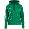 CRAFT Pro Control Kapuzen-Trainingsjacke Damen 651900 - team green/white XS