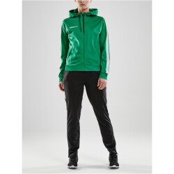 CRAFT Pro Control Kapuzen-Trainingsjacke Damen 651900 - team green/white XXL