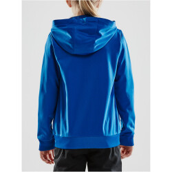 CRAFT Pro Control Kapuzen-Trainingsjacke Kinder 346900 - club cobolt/white 134/140
