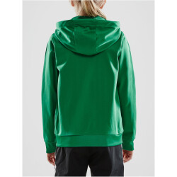 CRAFT Pro Control Kapuzen-Trainingsjacke Kinder 651900 - team green/white 122/128