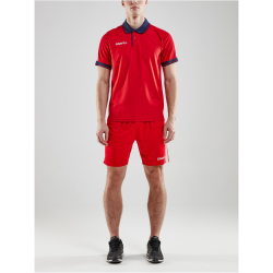 CRAFT Pro Control Poloshirt Herren 430390 - bright red/navy S