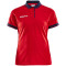 CRAFT Pro Control Poloshirt Damen 430390 - bright red/navy L
