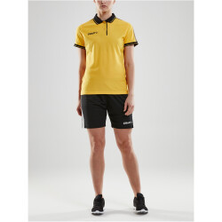 CRAFT Pro Control Poloshirt Damen 552999 - sweden yellow/black XS