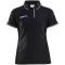 CRAFT Pro Control Poloshirt Damen 999900 - black/white XS