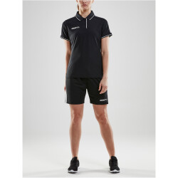 CRAFT Pro Control Poloshirt Damen 999900 - black/white S