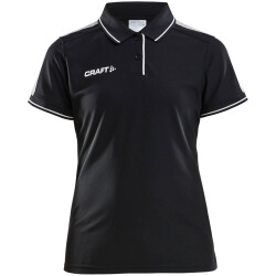 CRAFT Pro Control Poloshirt Damen 999900 - black/white L