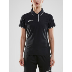 CRAFT Pro Control Poloshirt Damen 999900 - black/white L
