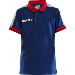 CRAFT Pro Control Poloshirt Kinder 390430 - navy/bright...