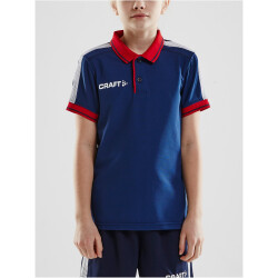 CRAFT Pro Control Poloshirt Kinder 390430 - navy/bright...