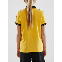 CRAFT Pro Control Poloshirt Kinder 552999 - sweden yellow/black 122/128