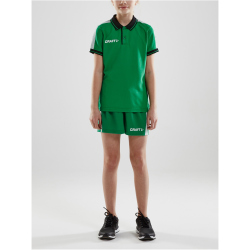 CRAFT Pro Control Poloshirt Kinder 651999 - team green/black 122/128