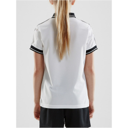 CRAFT Pro Control Poloshirt Kinder 900999 - white/black 122/128