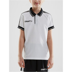 CRAFT Pro Control Poloshirt Kinder 900999 - white/black...