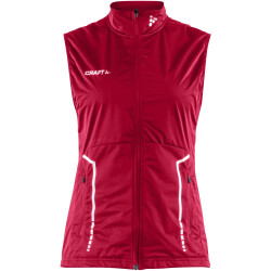 CRAFT Club Langlaufweste Damen 430000 - bright red XS