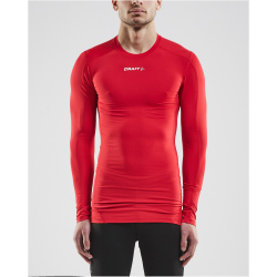 CRAFT Pro Control langarm Kompressionsshirt 430000 - bright red XS