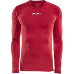 CRAFT Pro Control langarm Kompressionsshirt 430000 - bright red S