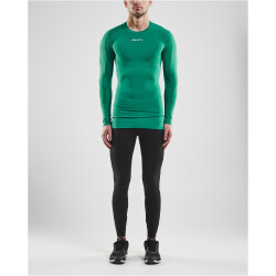CRAFT Pro Control langarm Kompressionsshirt 651000 - team green XS