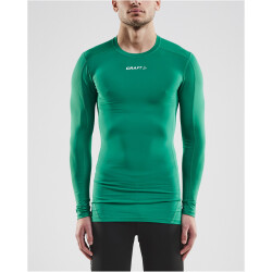 CRAFT Pro Control langarm Kompressionsshirt 651000 - team green XS