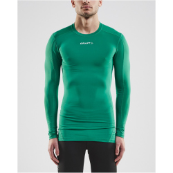 CRAFT Pro Control langarm Kompressionsshirt 651000 - team green S