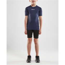 CRAFT Pro Control Kompressionsshirt Kinder 390000 - navy 158/164