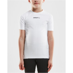 CRAFT Pro Control Kompressionsshirt Kinder 900000 - white 122/128