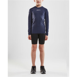 CRAFT Pro Control langarm Kompressionsshirt Kinder 390000 - navy 158/164