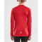 CRAFT Pro Control langarm Kompressionsshirt Kinder 430000 - bright red 158/164