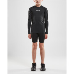 CRAFT Pro Control langarm Kompressionsshirt Kinder 999000 - black 122/128