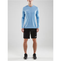 CRAFT Squad Solid langarm Trikot Herren 1341 - mff blue XS