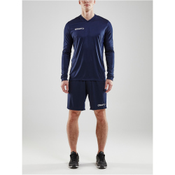 CRAFT Squad Go Solid langarm Trikot Herren 1390 - navy XS