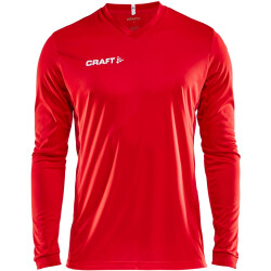 CRAFT Squad Solid langarm Trikot Herren 1430 - bright red XS