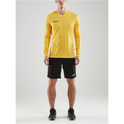 CRAFT Squad Solid langarm Trikot Herren 1552 - sweden yellow XS