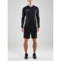 CRAFT Squad Go Solid langarm Trikot Herren 9999 - black XS