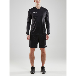 CRAFT Squad Solid langarm Trikot Herren 9999 - black XL