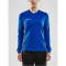 CRAFT Squad Go Solid langarm Trikot Damen 1346 - club cobolt XS